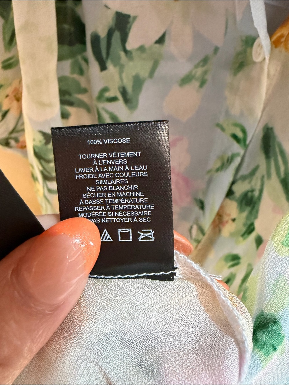 Anthropologie Sanctuary Sheer Floral Button Blouse - NWOT- Never Worn - Picture 5 of 5